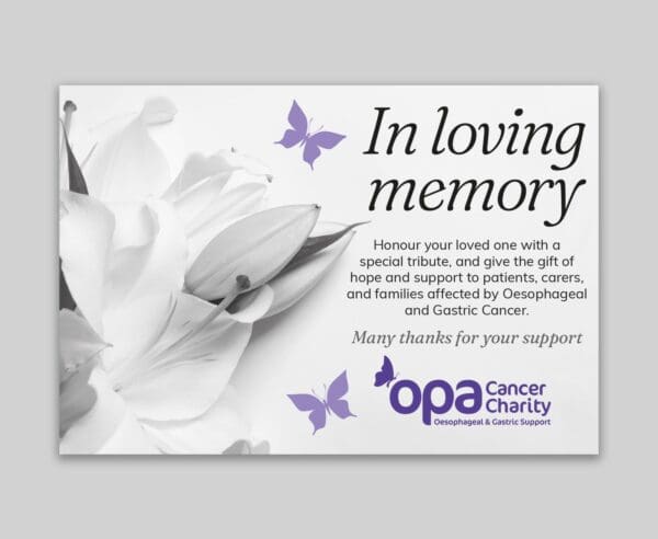 In Loving Memory Funeral Envelope