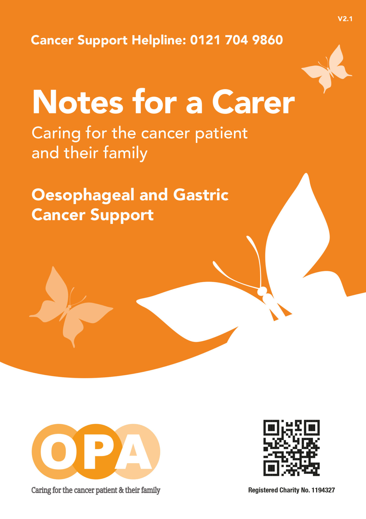 Notes for a Carer