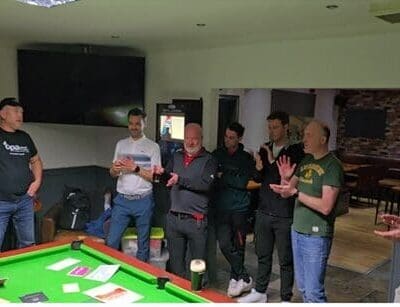 The big Trophies presentation! Winning Team, Long Drive and Closest to the Hole!