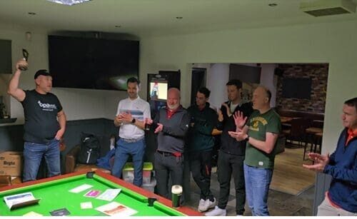 The big Trophies presentation! Winning Team, Long Drive and Closest to the Hole!