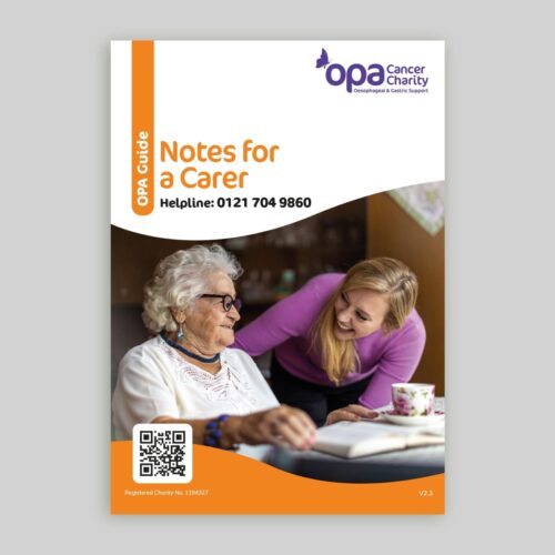 To help Carers looking after family members with Oesophageal and Gastric Cancer