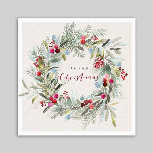 Watercolour Wreath - 10 Pack