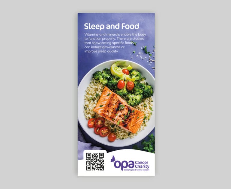 OPA Sleep and Food Leaflet