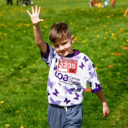 9 Years Old, One Big Goal: Chae Runs in Memory of Grandad Daryll